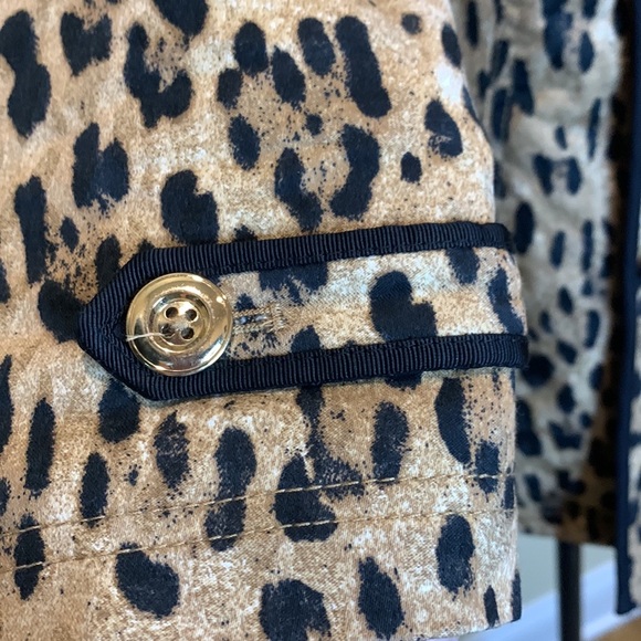 WHBM leopard print short swing jacket - Picture 6 of 13